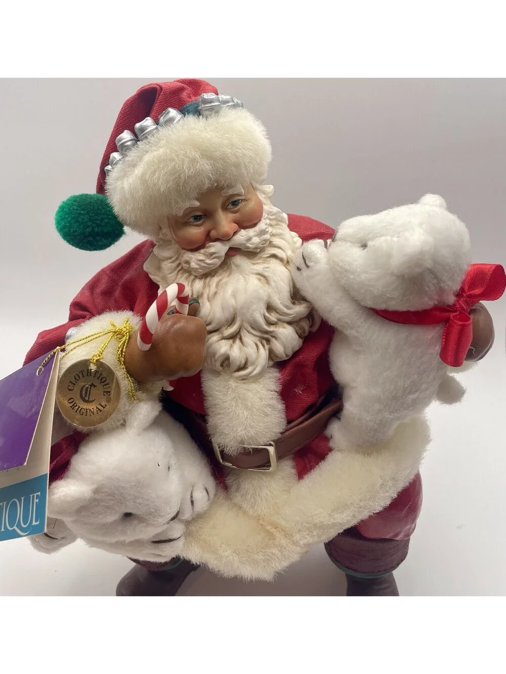 Clothtique Possible Dreams Santa Claus Unbearably Delicious #15098  Polar Bear